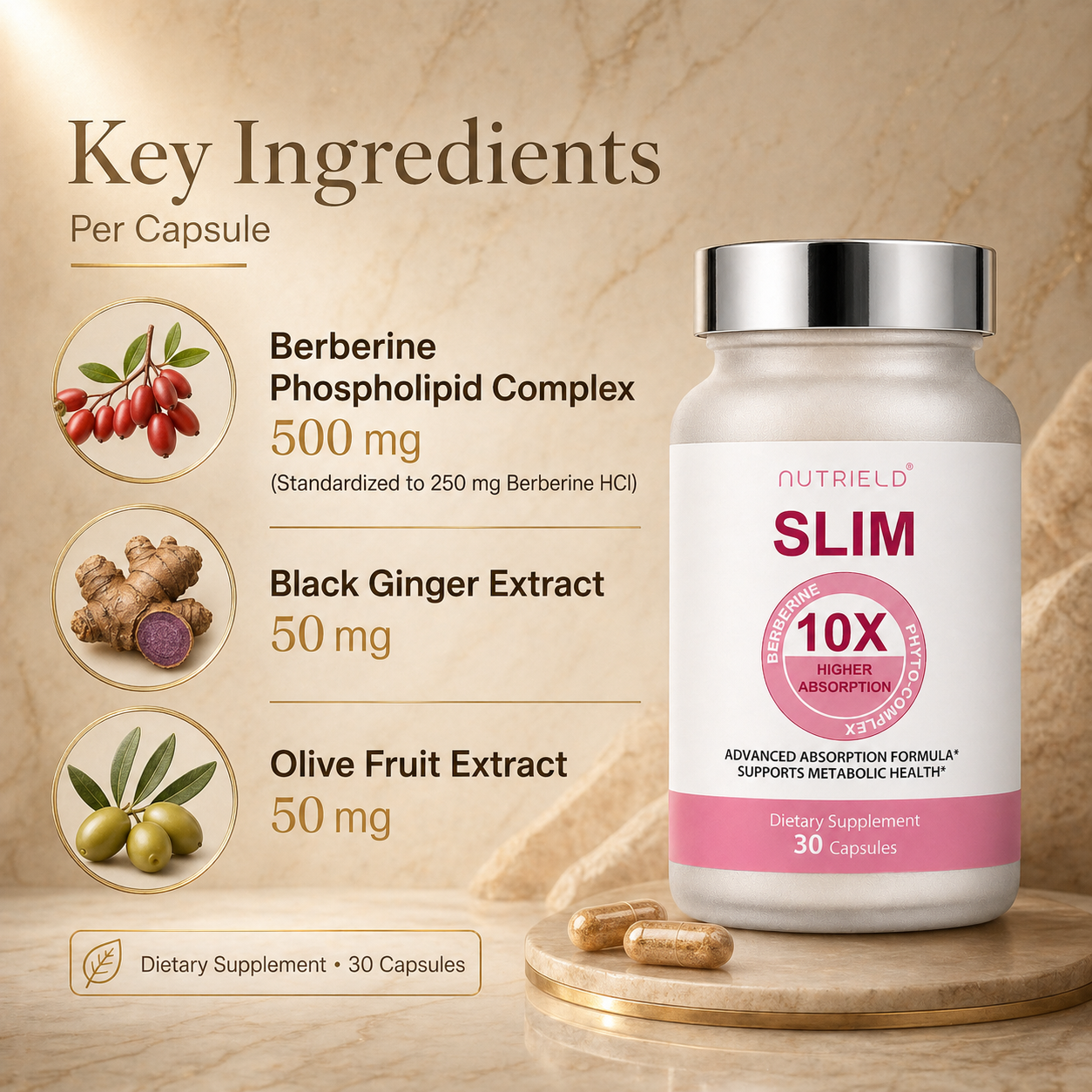 SLIM 10X™ 小檗鹼