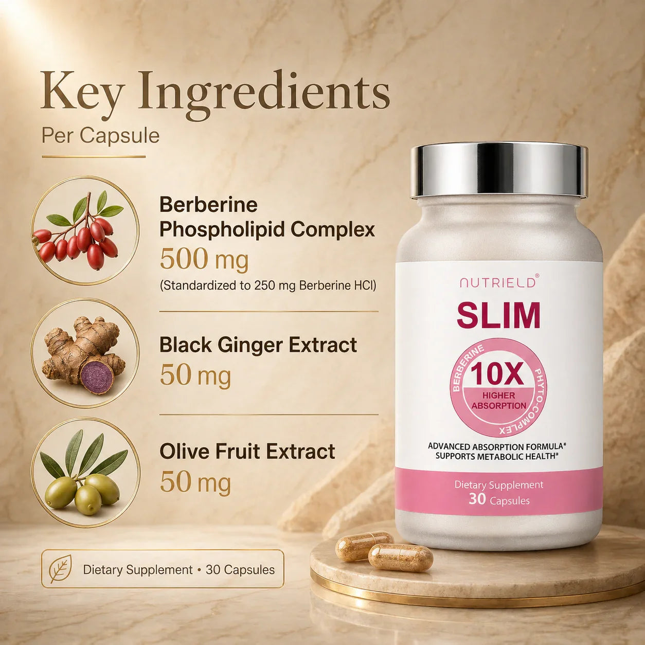 SLIM 10X™ 小檗鹼